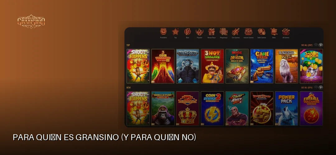 Para quién es Gransino (y para quién no)